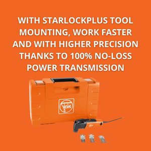Ensemble d'outils oscillants multifonctions avec système QuickIn, fixation StarLockPlus, 250 W, 11000-20000 OPM, comprend des lames de scie électrique, un coffret à outils - Product Image 3