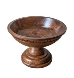 Cuencos de madera hechos a mano artesanalmente, hechos de madera natural para servir comida con estilo y Decoración de mesa - Product Image 4