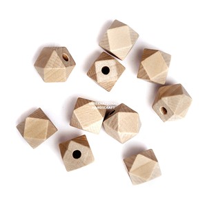 <b>Wooden</b> Round <b>Heart</b>-Shaped Beads Hand Crafted Indian Product for Easter and Baptism Occasions - Product Image 2
