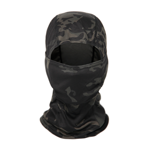Cagoule d'été en soie pour le ski, la moto, le cyclisme, le ski et le visage. Vente en gros de cagoules camouflées avec logo personnalisé. - Product Image 6