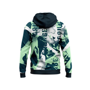 เสื้อฮู้ดซิปแบบกำหนดเอง เสื้อสเวตเชิ้ตแบบซับลิเมชั่น เสื้อฮู้ดเนื้อหนาสำหรับผู้ชาย - Product Image 2