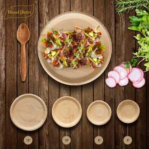 3 Inch Round Areca Palm Leaf Disposable Bowl Eco-Friendly Biodegradable Compostable Party Serving Bowl for Sauces and Snacks - Product Image 4