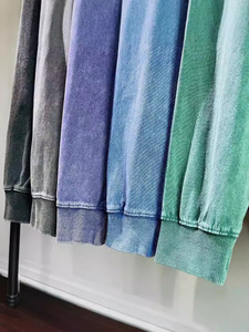 เสื้อสเวตเตอร์โอเวอร์ไซส์สำหรับผู้ชายสีดำแบบสวมหัวสำหรับ100% ซักแล้วเสื้อยืดแขนยาวสำหรับผู้ชายสีดำแบบหลวม - Product Image 4