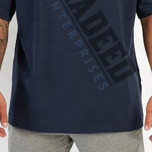 เสื้อยืดผ้าฝ้ายโพลีเอสเตอร์สำหรับผู้ชาย,เสื้อยืดแบบสวมศีรษะพิมพ์ลายสำหรับผู้ชาย DIY ปรับแต่งได้ - Product Image 3