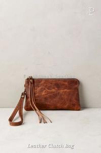 Bolso de Mano de Cuero Elegante de Alta Calidad para Llevar tus Esenciales con Estilo, Bolso de Mano de Cuero Plegable que Ofrece Estilo y Practicidad - Product Image 3