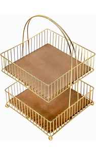 Bandeja DE SERVICIO DE METAL ecológica de último diseño para Cocina Casera para café, comida, desayuno, cena, decoración de boda - Product Image 5