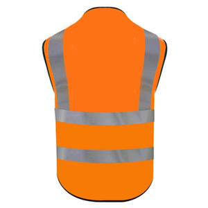 Veste de sécurité réfléchissante gilet veste de sécurité fabrication en gros haute visibilité multi-poches multicolore circulation routière - Product Image 4
