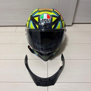 Casco Integral de Carbono AGV Pista GP RR Rossi L Azul Amarillo - Product Image 1