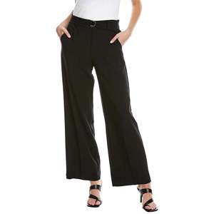 Pantaloni a Gamba Dritta da Donna Vince Camuto, Vita Alta, Traspiranti, in Tessuto Colorato, Effetto Stropicciato, Taglie XS-XL, per l'Estate - Product Image 1