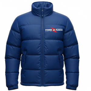 Manteau d'hiver unisexe de haute qualité Streetwear Print Designer chaud respirant fermeture à glissière coupe-vent imperméable veste matelassée - Product Image 1