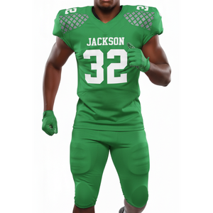 Nouvelle conception haut de gamme Uniforme de football américain Service OEM Unisexe Vente chaude Haute qualité Couleur personnalisée Short Entièrement sublimé - Product Image 1