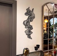 Décoration murale en métal au design antique simple intérieur extérieur tenture hôtel restaurant maison salon chambre arts décoratifs