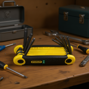 Jeu de clés Torx pliantes Stanley 8 pièces, 12 pièces. Clés hexagonales - Product Image 3