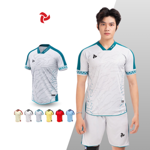 ชุดเสื้อฟุตบอลลายพิมพ์ถ่ายเทความร้อนโพลีเอสเตอร์100% ชุดเล่นฟุตบอลปรับแต่งได้ลายมังกร II - Product Image 4