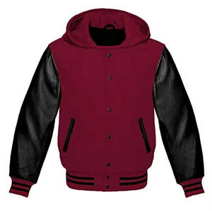 Vestes universitaires de baseball personnalisées à manches en cuir, respirantes, de haute qualité pour les hommes et les collèges - Product Image 3