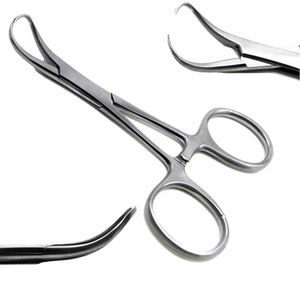 High Quality Backhaus <b>Towel</b> Clamp German Stainless Steel Forceps 12 cm Dall Finish For Veterinary Instruments <b>Cheap</b> Price Custom - Product Image 5