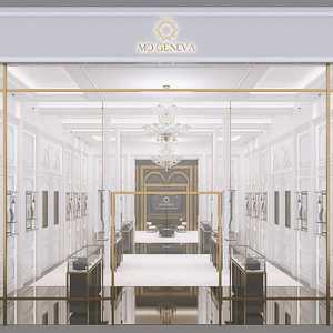 Étagère de présentation, présentoir à bijoux, comptoir d'accueil, vitrine, présentoir en métal pour magasin de détail, étagère, mobilier commercial - Product Image 2
