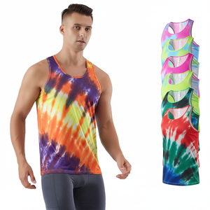Débardeur de course marathon léger, séchage rapide, respirant, tricoté, 100% coton, imprimé par sublimation, unisexe homme - Product Image 2