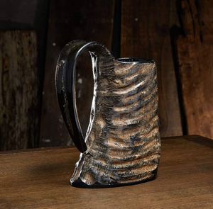 Mug à café en corne de buffle véritable, mugs à boire en corne de buffle, polis à la main, style américain - Product Image 5