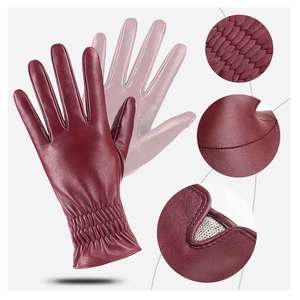 Nuevos guantes de cuero de invierno de moda Guantes de moda de cuero personalizados profesionales Precio razonable Guantes de cuero de moda - Product Image 2