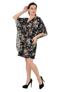 Femmes décontracté Boho imprimé caftan robe été vacances plage couverture pour voyage vacances fête grande taille maternité facile à porter - Product Image 4