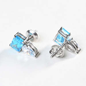 Pendientes Colgantes CLARA Vistosa de Plata de Ley 925, Accesorio de Moda - Product Image 4