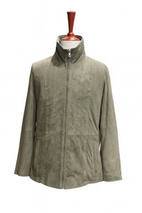 MEN MOTORCYCLE <b>JACKET</b> HAILY GOAT SUEDE High Quality Genuine Handmade Western Stand Collar Winter Front Vintage Breathable Zipper - Product Image 4