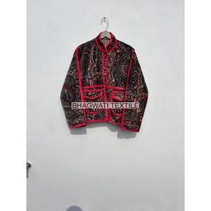 Short Kimono Velvet Jacket Embroidery Coat Women Wear Boho Velvet <b>Quilted</b> Short Jacket Party Wear Gift for Valentine's Day - Product Image 6