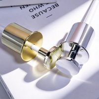 Botella de Vidrio Mate Transparente Premium con Bomba Dosificadora de 30 ml para Aceites Esenciales, Gotas para Ojos, Cuidado de la Piel y Cosméticos