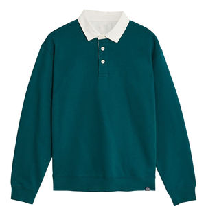 Chemise de rugby unisexe en coton épais à manches longues style 2025 polos à manches longues t-shirt polo à manches longues - Product Image 2