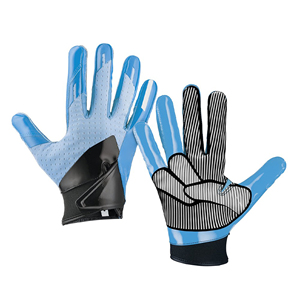 Gants de gardien de but de football en cuir blanc et orange avec maille respirante et adhérence antidérapante pour l'entraînement en extérieur - Product Image 3