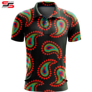 เสื้อโปโลพิมพ์ลายแบบระเหิดสำหรับผู้ชายเสื้อกอล์ฟคุณภาพสูง - Product Image 1