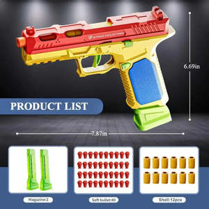 For <b>Lego</b> Electronic Toy Pistolet Billes Soft Plastic ABS with Battery Power Electronic Shooting Function Bag Packed - Product Image 5