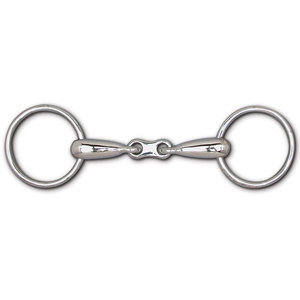 Anillo suelto de acero inoxidable de 3 ", boquilla de filete de enlace francés de boca hueca de 19mm, productos de equitación ecuestre por herramientas humanas - Product Image 1