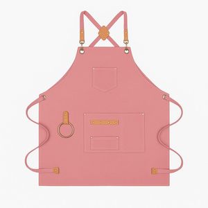 Delantal de Chef de Cuero al por Mayor (Tela de Lona) para Uso en Cocina de Verano - Suministros para Catering, Panadería y Cafetería - Product Image 3