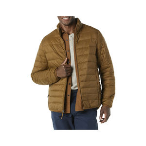 <b>Hooded</b> Solid Color <b>Padded</b> Puffer Cotton Filled Sleeveless Front Logo Customizable <b>Jackets</b> for Men - Product Image 4