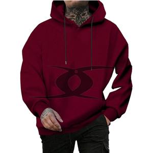 Sudadera con capucha de gimnasio de algodón 100% pesado con logotipo personalizado para hombre, ropa de calle negra de gran tamaño, sudaderas con capucha térmicas para invierno - Product Image 1