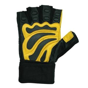 Gants de fitness sans doigts personnalisés violet bleu clair pour femmes équipement d'entraînement de gymnastique Logo du corps en cuir pour le cyclisme haltérophilie - Product Image 3