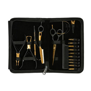 Kit de pinces à extensions capillaires professionnelles en acier inoxydable de qualité chirurgicale, couleur personnalisée, pour la mise en valeur des compétences de coiffure, usage commercial - Product Image 2