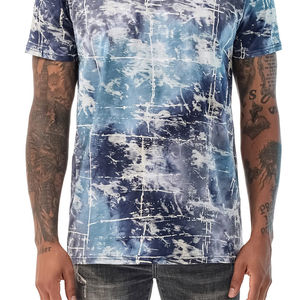 Venta al por mayor 100% algodón hombres sublimación camisetas de color sólido logotipo personalizado ligero OEM servicio de impresión camisetas - Product Image 2