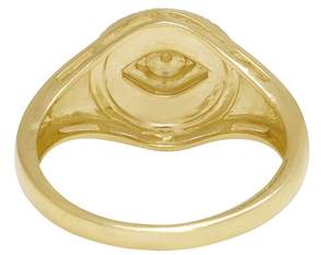 Premium 10K Yellow <b>Gold</b> Rectangular Cluster <b>Ring</b> with Lab Grown Diamonds Hip Hop Luxury Jewelry for <b>Men</b> Party - Product Image 4