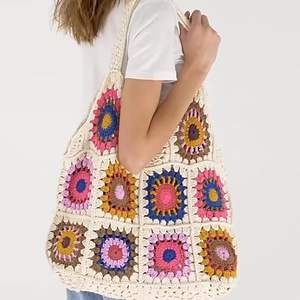 <b>Crochet</b> Bag Women's <b>Crochet</b> Tote Bag Knitted Shoulder Crossbody <b>Handbags</b> Cute Crocheted Bag for Girls OEM Made in Vietnam - Product Image 2