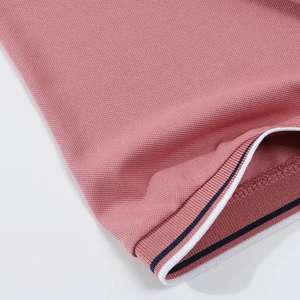 Nouveau polo pour hommes de Style professionnel pour l'été à la mode à manches courtes hauts Logo personnalisé motif imprimé ODM vêtements en tissu - Product Image 4