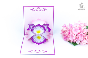 Vente en gros d'artisanat vietnamien carte de voeux pop-up 3D carte-cadeau bricolage en forme d'arbre à fleurs inspirée par la nature du Vietnam - Product Image 6