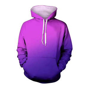 Sweat-shirts pour hommes en coton 100% sublimés, fabriqués en usine, faible MOQ, imperméables, coupe-vent, respirants, séchage rapide, écologiques - Product Image 1