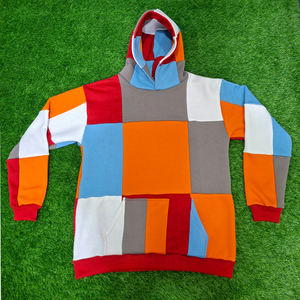 Sweat-shirt à capuche unisexe surdimensionné en coton 100% pour l'hiver, streetwear chaud, multicolore, tendance - Product Image 6