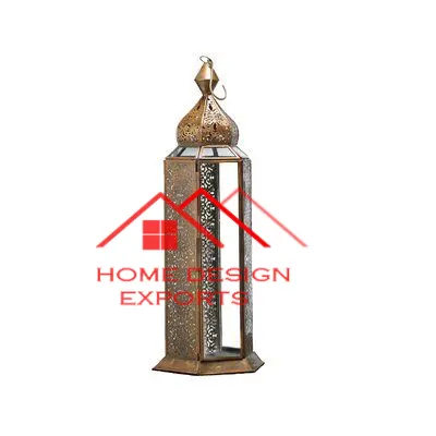 Lanterna de metal para decoração de casa, lanterna de metal com acabamento clássico antigo, lanterna de metal para decoração de casa, preço de atacado