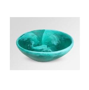 Tazón decorativo de resina ecológico artístico hecho a mano acabado brillante estilo elegante suave para aperitivos frutas ensaladas fiesta en casa - Product Image 6