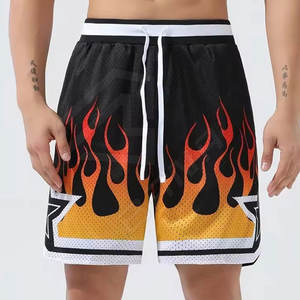กางเกงขาสั้นเล่นบาสเก็ตบอลสำหรับผู้ชายกางเกงขาสั้นเล่นกีฬาออกกำลังกายแบบแห้งเร็วพร้อมโลโก้ขนาดใหญ่พิเศษสำหรับฤดูร้อน - Product Image 6