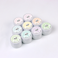 Gel de sculpture 3D pastel pour ongles, à retirer par trempage, UV LED, non-coulant, couleur pastel douce, pour nail art